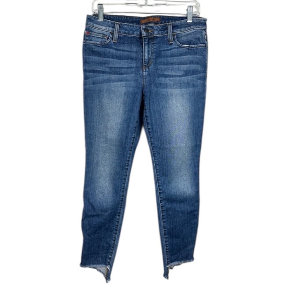 Joe’s The Blondie Mid Rise Skinny Ankle Raw Hem Denim Jeans 28